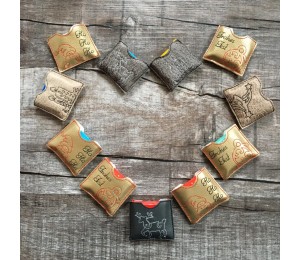 Stickserie ITH - 18 Mini Hüllen Motivborte Weihnachten